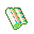 Green Red Striped Wrap