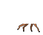 Animated centaur legs