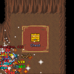 A Treasure Chest In The Hurnscald Mine.