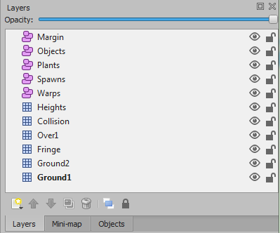 Settings for a new tmw map