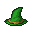 Dark Green Wizard Hat (ID 2209)