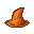 Orange Wizard Hat (ID 2207)