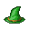 Green Wizard Hat (ID 2201)