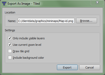 Export As Image Tab