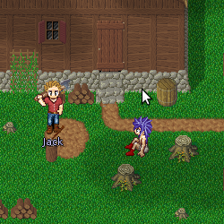 Jack The Lumberjack In The Mana World.