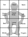 Potential layout of equipment slots.