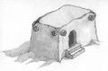 A mud house tipically owned by the lower stratum