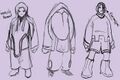 Winter Costume Sketches 1